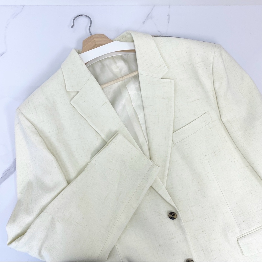 Versace Broccoli Sea Silk Blazer